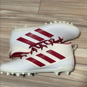 Adidas Red and White Football Boots